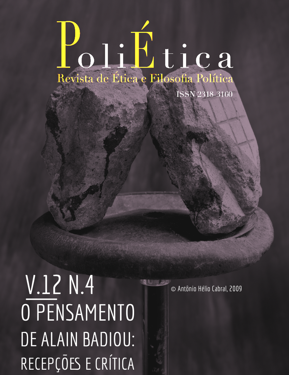 					Visualizar v. 12 n. 4 (2024): Dossiê Alain Badiou
				