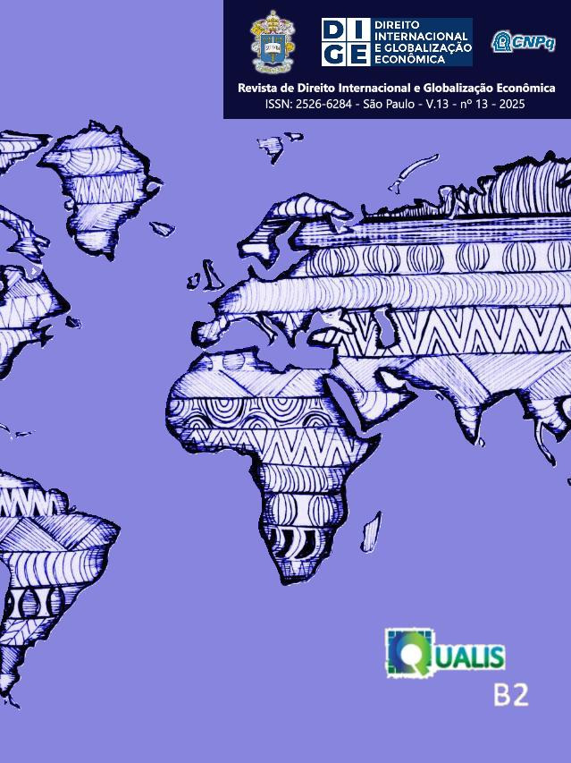 					Visualizar v. 13 n. 13 (2025): DIGE - Direito Internacional e Globalização Econômica - Edição Contínua - 2025
				